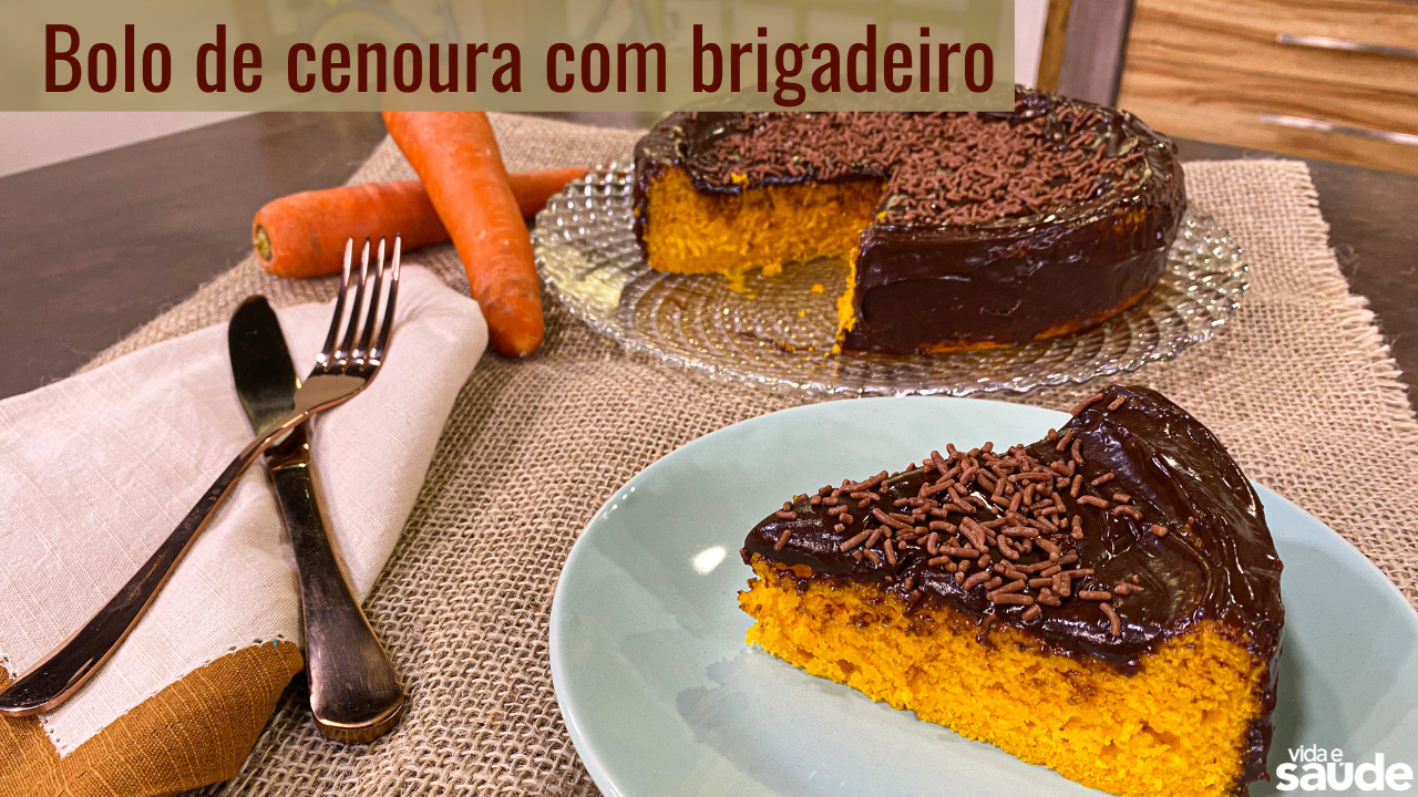 Receita Bolo De Cenoura Brigadeiro Rede Novo Tempo De Comunica O