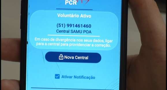 Atendimento rápido: aplicativo do SAMU emite alerta para voluntários