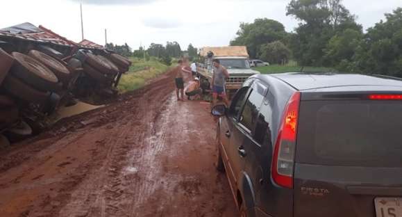 Rally? ERS-403 é castigada pelas chuvas em pleno verão