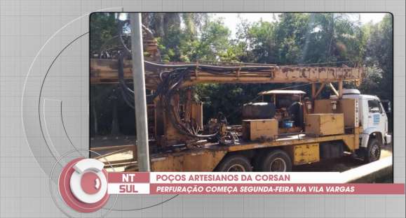 Equipamentos para construção de poços artesianos na Vila Vargas chegam a Cachoeira