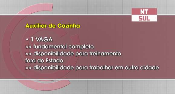 Cachoeira do Sul tem 29 oportunidades de emprego nesta quinta