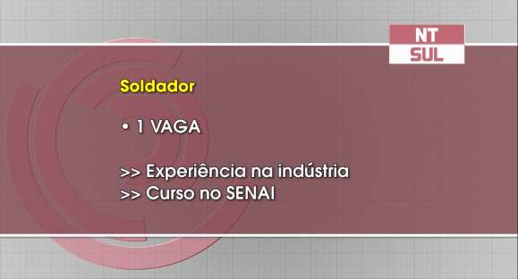 FGTAS/Sine tem seis oportunidades de emprego nesta quarta-feira