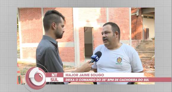 Major Jaime Soligo deixa comando do 35º BPM