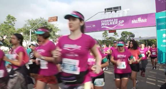 Dia Internacional da Mulher com corrida