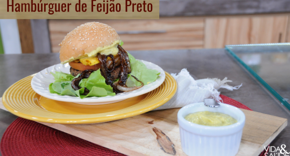 Receita: Hambúrguer de Feijão Preto