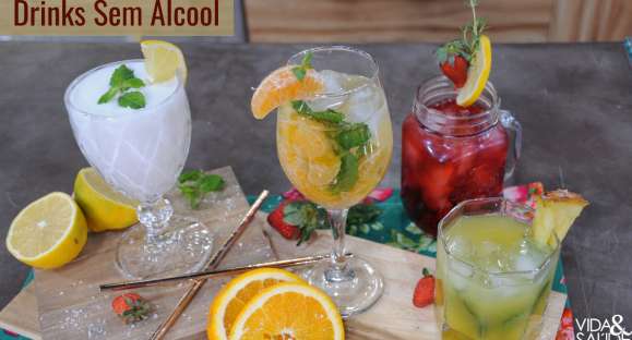 Receita: Drinks sem Álcool