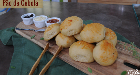 Receita: Pão de Cebola Vegano