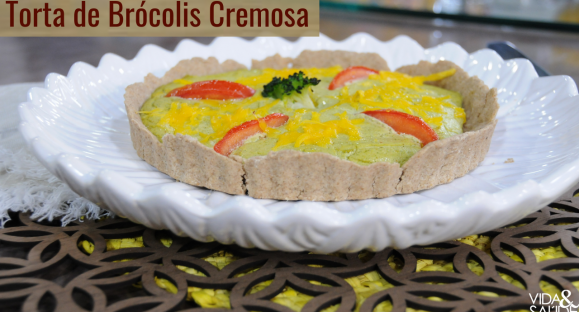 Receita: Torta de Brócolis Cremosa