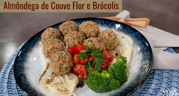 Receita: Almôndega de Couve Flor e Brócolis