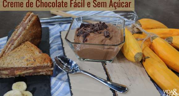 Receita: Creme de Chocolate sem Açúcar