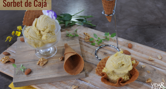 Receita: Sorbet de Cajá