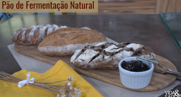 Receita: Pão de Fermentação Natural