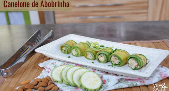 Receita: Canelone de Abobrinha