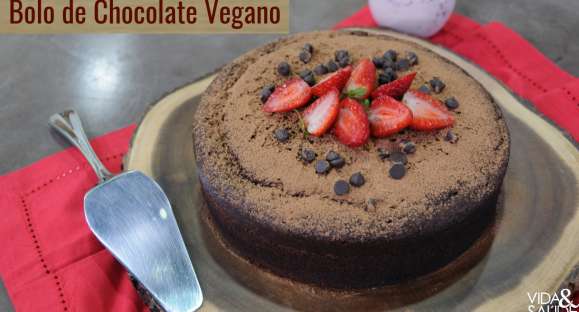 Receita: Bolo de Chocolate Vegano