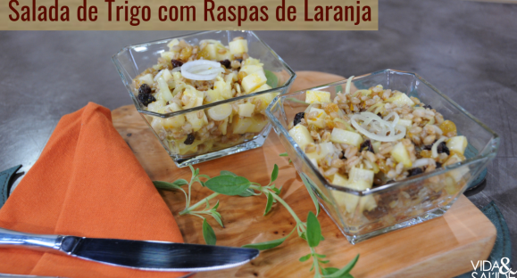 Receita: Salada de Cevadinha com Laranja