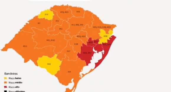 Com bandeira laranja, Cachoeira do Sul tem novo decreto; veja mudanças