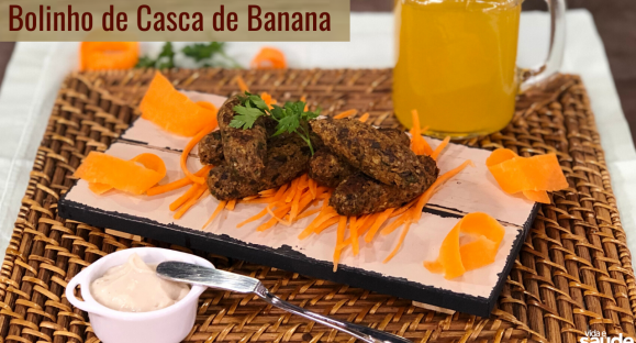 Receita: Bolinho de Casca de Banana