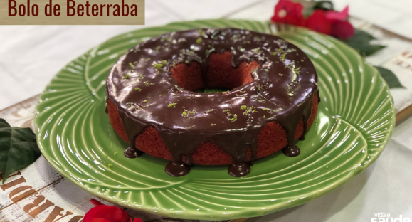 Receita: Bolo de Beterraba