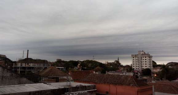 Frente fria encerra sequência de dias de sol em Cachoeira do Sul