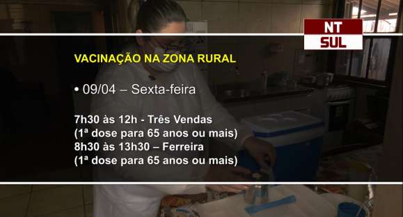 Vacinação na área rural de Cachoeira começa nesta sexta; confira o novo calendário