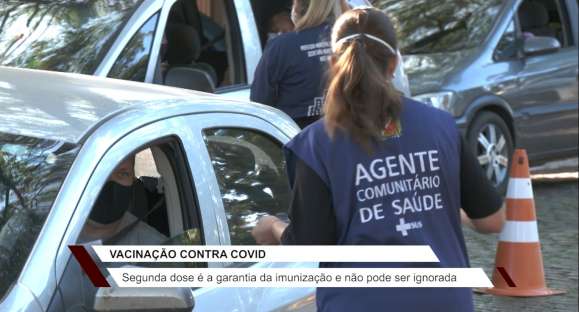 Parte dos vacinados contra a covid não voltou para receber a segunda dose