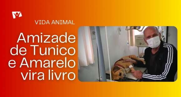 Vida Animal: Amizade de Tunico e Amarelo vai virar livro