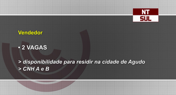 Confira as oportunidades de emprego para Cachoeira nesta segunda-feira