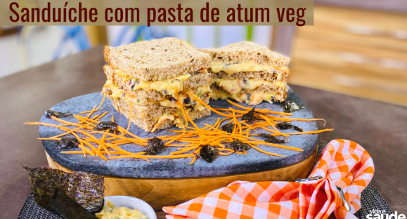 Receita: Sanduíche com Pasta de Atum Veg