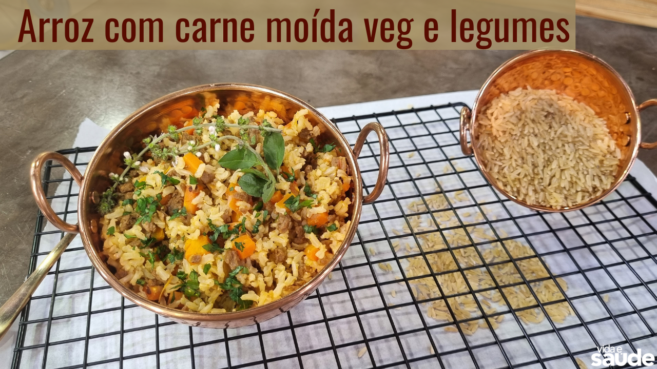 Receita Arroz Com Carne Mo Da Veg E Legumes Rede Novo Tempo De Comunica O