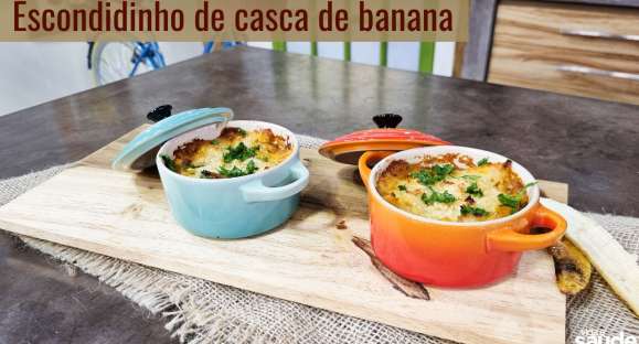 Receita: Escondidinho de carne de casca de banana