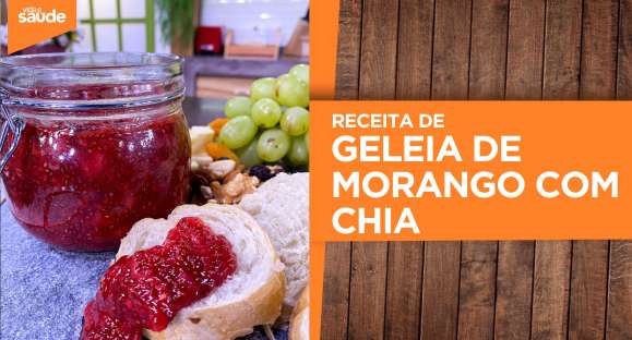 Receita: Geleia de morango com chia