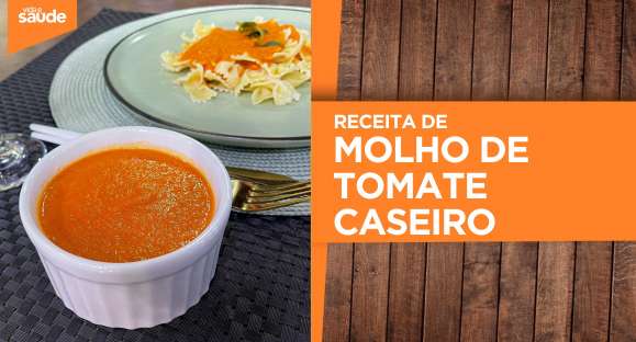 Receita: Molho de tomate caseiro