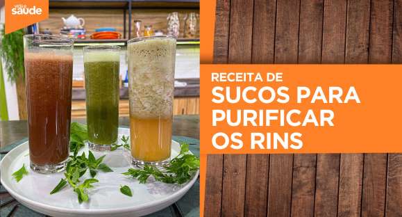 Receita: Sucos para purificar os rins