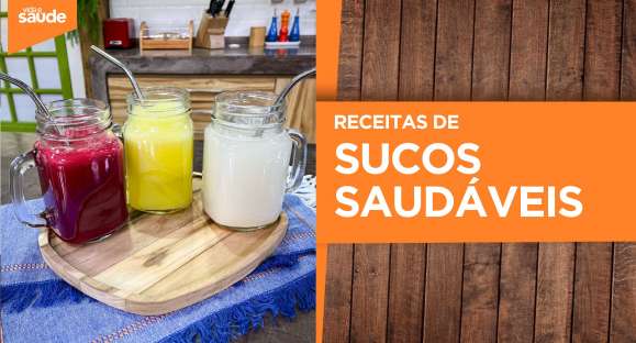 Receitas: Sucos Saudáveis