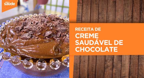 Receita: Creme saudável de chocolate