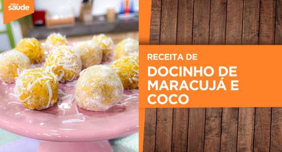 Receita: Docinho de maracujá e coco