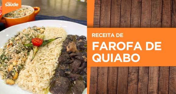 Receita: Farofa de quiabo