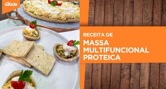 Receita: Massa multifuncional proteica