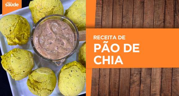 Receita: Pão de Chia