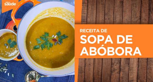 Receita: Sopa de abóbora