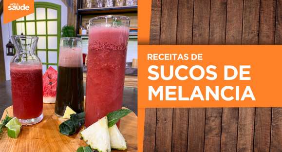 Receita: Sucos de melancia