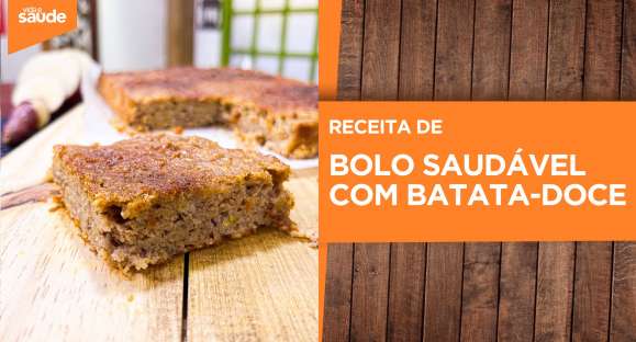 Receita: Bolo saudável de batata-doce