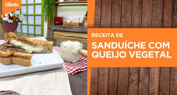 Receita: Sanduíche com queijo vegetal