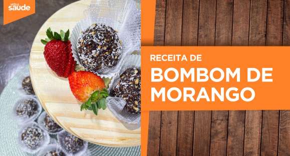 Receita: Bombom de morango