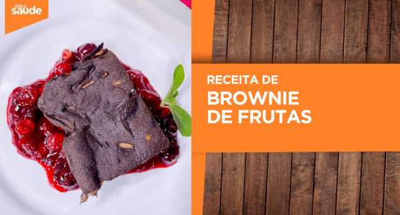 Receita: Brownie de frutas