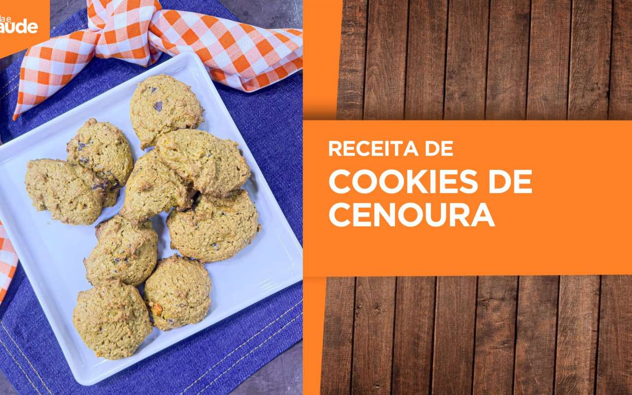 Receita: Cookies de Cenoura