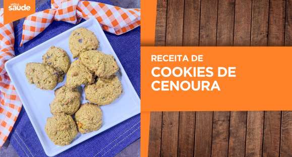Receita: Cookies de Cenoura