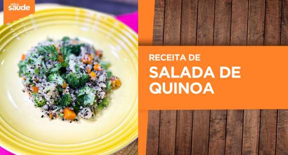 Receita: Salada de quinoa