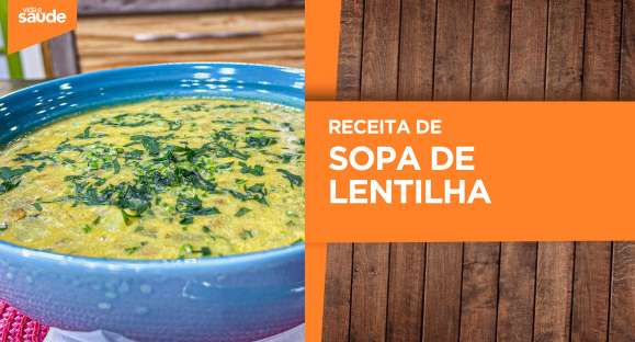 Receita: Sopa de lentilha