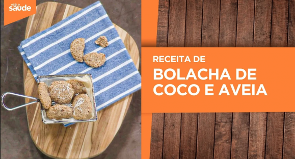 Receita: Bolacha de coco e aveia